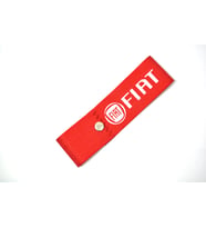 fiat ön tampon ve arka tampon uyumlu süs - kırmızı logo markalı 2 adet tuning modifiye aksesuar