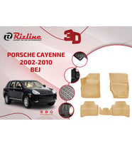 Rizline Porsche Cayenne 2002-2010 Bej 3D Paspas (Siyah - Beyaz)