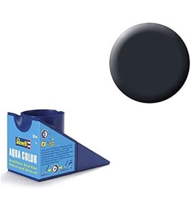 Revell - Su Bazlı Maket Boyası Tank Gri Mat 18 Ml (36178) (Krem)