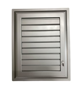 Plastik Menfez 65X65 Gümüş Banyo WC Havalandırma