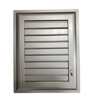 Plastik Menfez 65X65 Gümüş Banyo WC Havalandırma