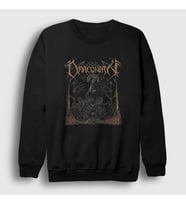Presmono Unisex Siyah Night Band Draconian Sweatshirt 361681tt