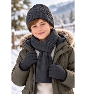 KİTTİ 26180-12 ERKEK 9-15 YAŞ ATKI BERE ELDİVEN SET