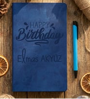 Kişiye Özel Happy Birthday Defter Doğum Günü Hediyesi