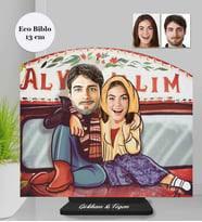 Kişiye Özel Sevgili Ahşap Eco Biblo -38