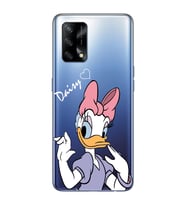 Oppo A74 Uyumlu Ördek Desenli Şeffaf Telefon Kılıfı