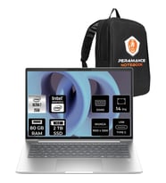 HP Elitebook 6 G1I Core Ultra 7 255U 80GB RAM 4TB SSD 14" FHD+ FreeDOS CV0G8ETPN340 Notebook + Per4 Çanta