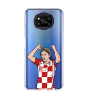 Poco X3 Pro / X3 NFC Uyumlu Luka Modric Tasarımlı Şeffaf Telefon Kılıfı