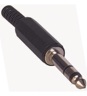 Powermaster 6.3 Mm Stereo Plastik Gitar Jack
