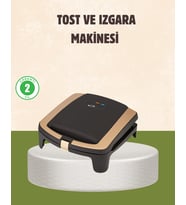 Tost Makinesi Isı Kontrollü 4 Dilim Kapasiteli