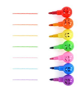 4'lü Emojili Yumurtlayan Boya Kalemi Seti