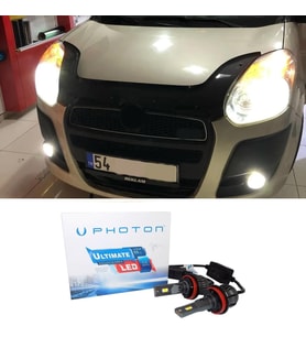 Fiat Doblo D3 Led Xenon  Uzun Far Ampulü H1 Ultimate 9500 Lumens Yeni Seri Beyaz 2010-2015