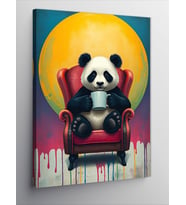 Kanvas Tablo Sakin Panda Anı