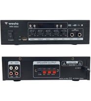 Westa WM-560U Hat Trafolu USB - SD - Bluetooth Destekli Mini Mixer Amfi