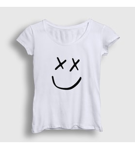 Presmono Kadın Beyaz Logo Louis Tomlinson T-Shirt 459399tt (Beyaz)