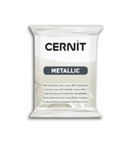 Cernit Metallic Polimer Kil 56 gr 085 Pearl White 