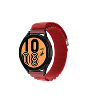 Mey İthalat® Watch 22Mm Kr410 Kumaş Kordon - Kırmızı