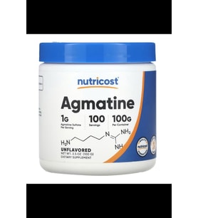 Nutricost, Agmatine, Unflavored, 3.5 oz (100 g) USA.3933 (Renksiz)