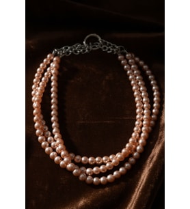 İncili Köpek Kolye- Tasma - Collar
