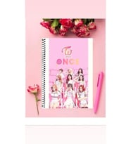 Twice Defter 1 Adet Özel Tasarım A4 Boyutu Telli Çizgili Defter 21*29 Cm