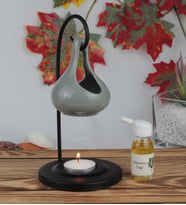 Buhurdanlık Askılı Damla Model Standlı & Buhur Koku Mum Set