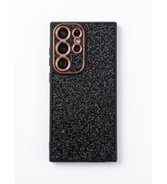 Samsung Galaxy S 23 Ultra Siyah Simli Kılıf Modeli