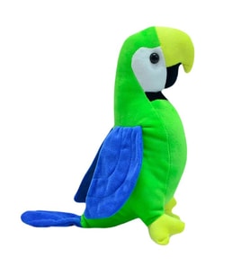 Peluş Oyuncak Papağan Yeşil 35 cm