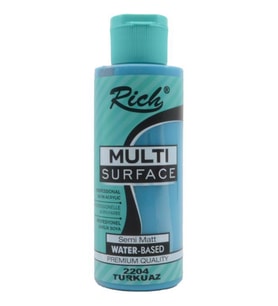 Rich Multi Surface Akrilik Boya Turkuaz 120cc