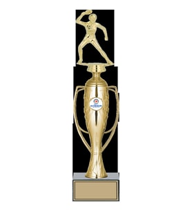 ODAK KUPA - Figürlü Kupalar - Masa Tenisi Kadın Figürlü Kupalar FG-025 A - 36 cm
