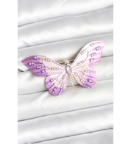 Lila Renk Kelebek Model Broş 5886 - HPSBYI9056-8768