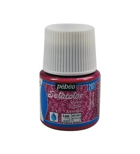 Pebeo Setacolor Glitter (Simli)  Kumaş Boyası 207 TOURMALINE 