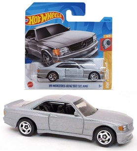 Hot Wheels '89 Mercedes-benz 560 Sec Amg - Gri (1/64)