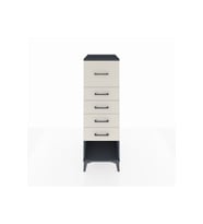 Kronos Dolap 5 Çekmeceli 44x59x134 Antrasit-Aytaşı