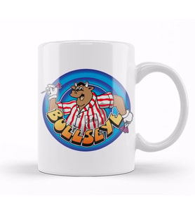 Retro Retro Bullseye Kupa Bardak Porselen