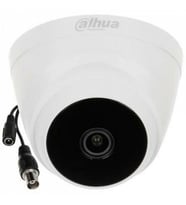 Dahua HAC-T1A21P-A 2mpix 20 mt Gece Gör. 2,8mm Lens, Dahili Mikrofon, Dome Kamera (Beyaz)