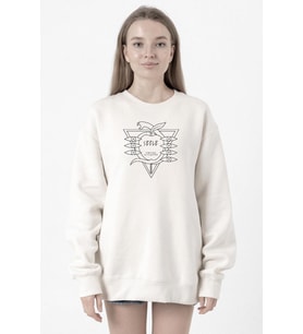 Neon Genesis Evangelion Seele Logo Beyaz Kadın 2ip Sweatshirt