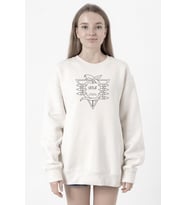 Neon Genesis Evangelion Seele Logo Beyaz Kadın 2ip Sweatshirt