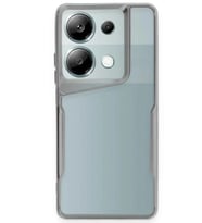 Newface Xiaomi Redmi Note 13 Pro 4G Kılıf Boyi Silikon Kapak - Gümüş