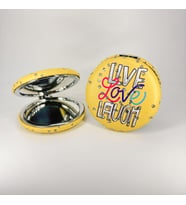 MORDİNO Live Love Laugh Yuvarlak Cep Aynası