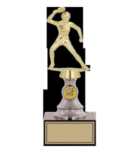ODAK KUPA - Figürlü Kupalar - Masa Tenisi Kadın Figürlü Kupalar FG-010 C - 25 cm