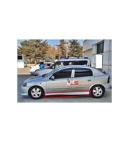 OPEL ASTRA G MARŞPİYEL SAĞ SOL TAKIM FİBERGLASS BOYASIZ