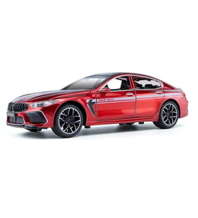 Hobbiez World BMW M8 MH8 800 Manhart Kırmızı 1/24 Model Araba