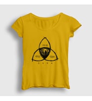 Presmono Kadın Sarı Connected V3 Dark T-Shirt 186489tt (Sarı)