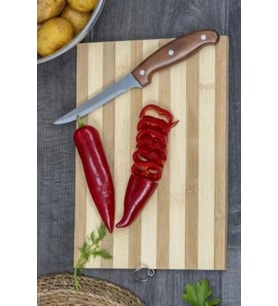 KESİM PANOSU AHŞAP 20X30 CM (Kahverengi)