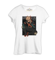 Katsuki Bakugo Beyaz Kadın Tshirt
