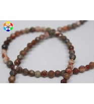 Jasper Taşı Faset Kesim Dizi 4mm (9856)