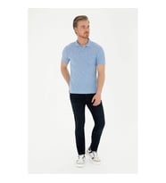 U.S. Polo Assn. Kalımnosıy024 Mavi Erkek T-Shirt 1792137