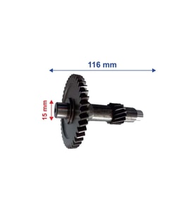 Atv Apachi-Hsk-X Buggy Şanzıman Mili 15-41T 116Xhelis Öm