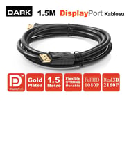 DARK DK-CB-DPL150 1.5metre Display Görüntü Kablosu Siyah