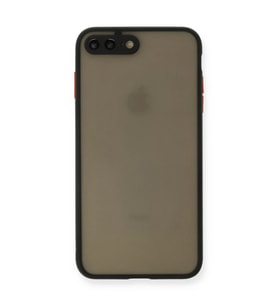 Apple iPhone 7 Plus Kılıf Montreal Silikon Kapak - Siyah